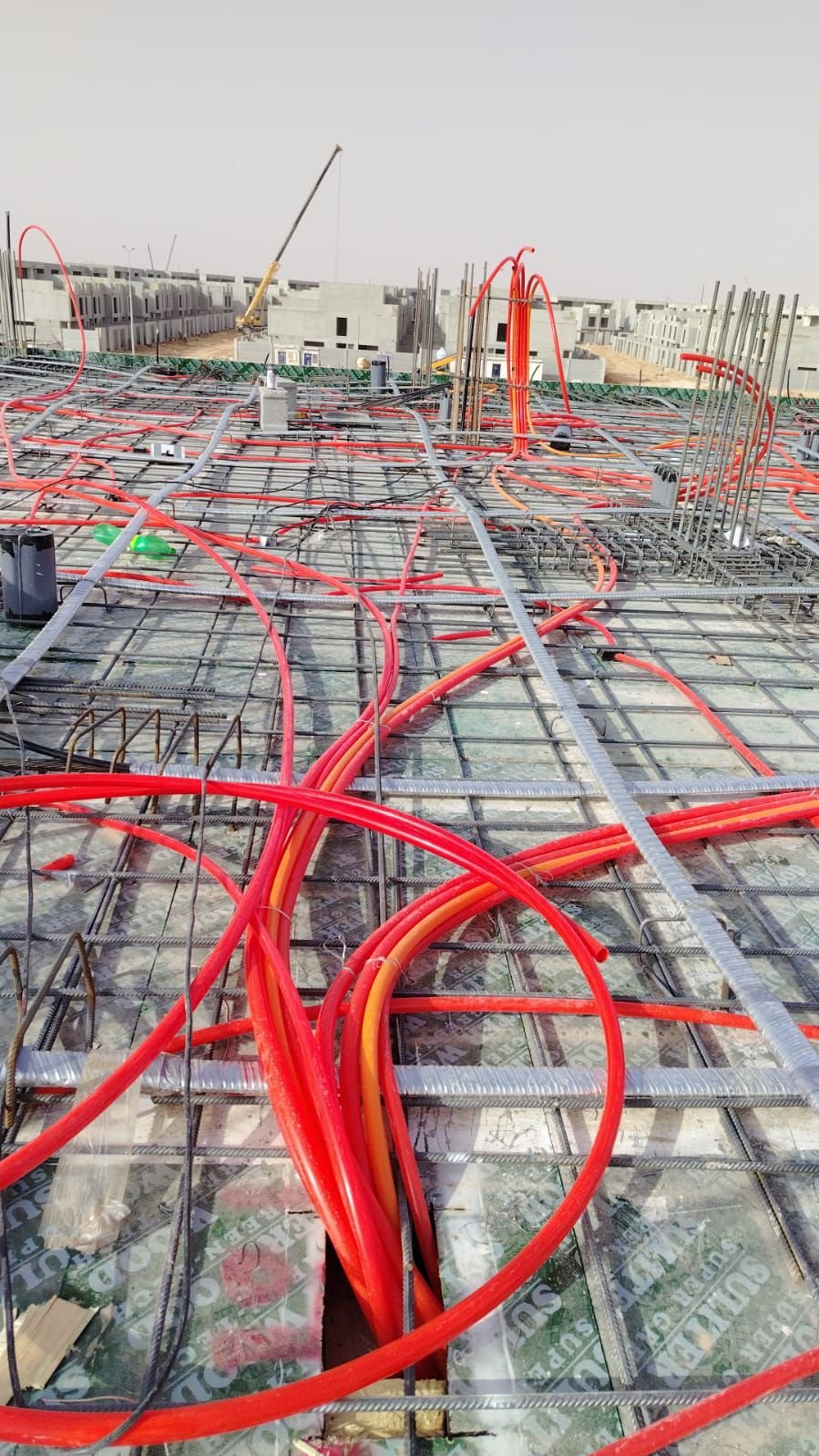 تجهيز موقع البناء وأعمال الحفر